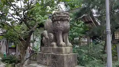 大木白山社の狛犬