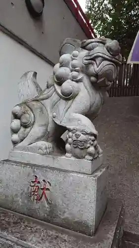 自由が丘熊野神社の狛犬
