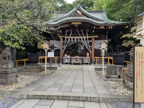 鎮守氷川神社の本殿