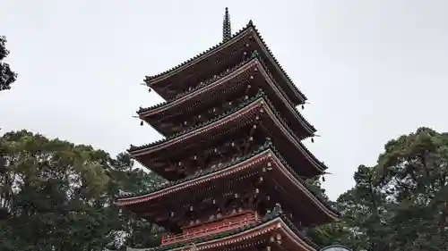 竹林寺の塔