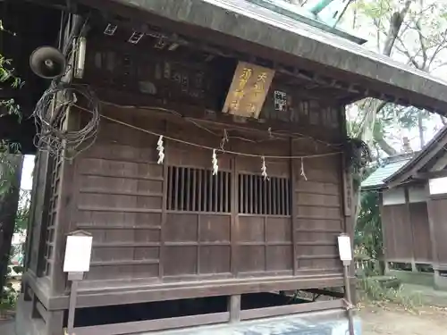 篠崎浅間神社の末社・摂社