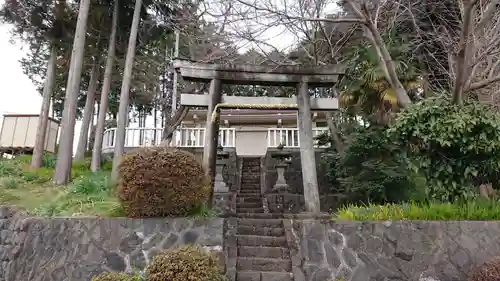 大岩子安神社の鳥居