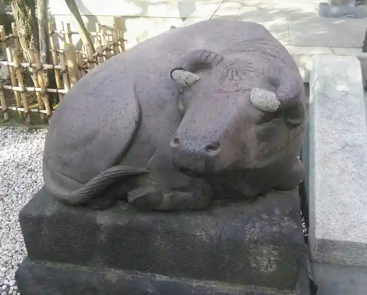 牛天神北野神社の狛犬