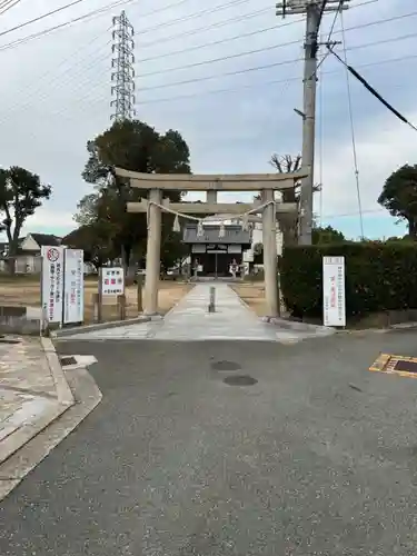 弁財神社　竹嶋神社の鳥居