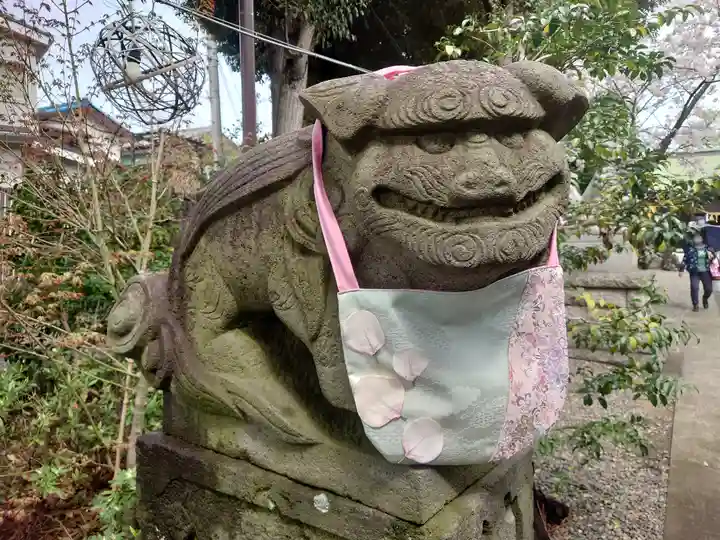 菊田神社の狛犬