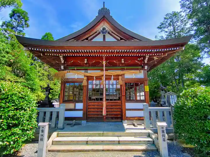 籠守勝手神社(木曽川町黒田)の本殿・本堂