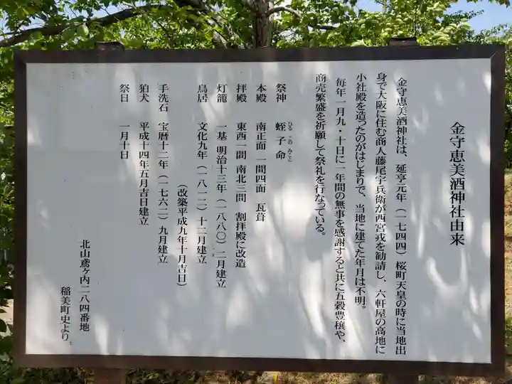 恵美酒神社の歴史