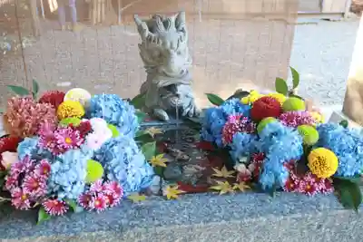 滑川神社 - 仕事と子どもの守り神の手水舎