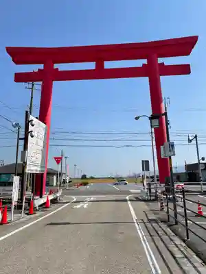 千代保稲荷神社の鳥居