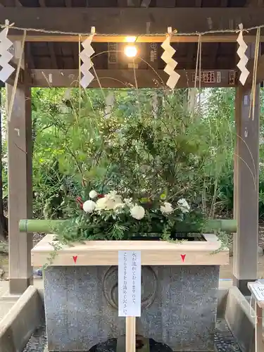 赤坂氷川神社の手水舎