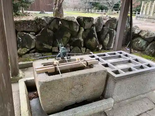 大嶋神社奥津嶋神社の手水舎
