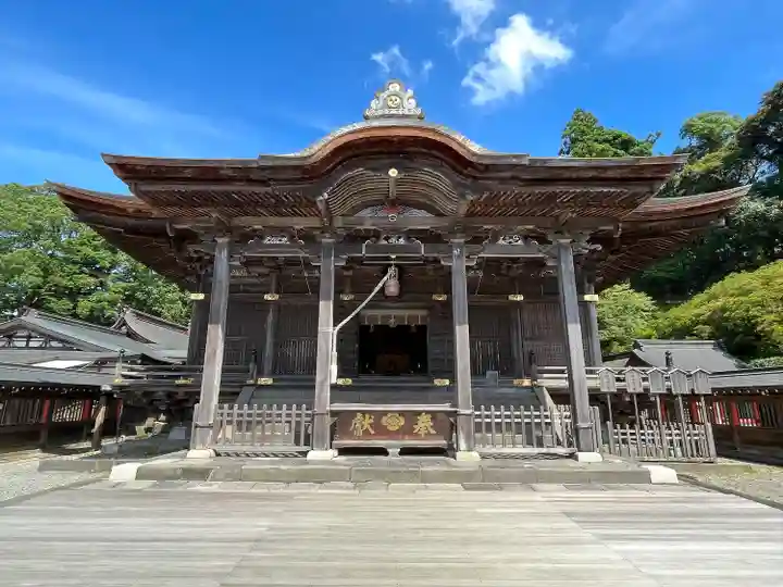 高良大社の本殿・本堂