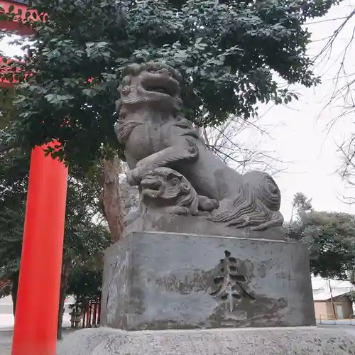 花園神社の狛犬