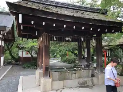 平野神社の手水舎