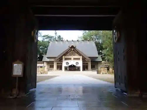 帯廣神社の本殿