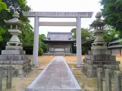 神明社(横松神明社)の鳥居