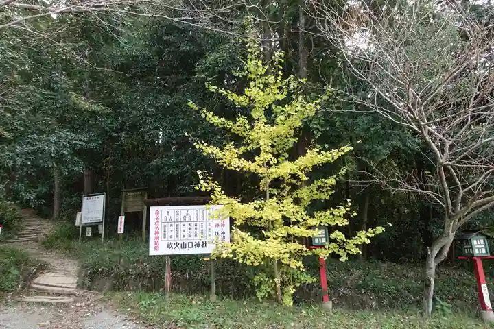 畝火山口神社の自然