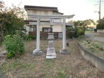 神明神社の鳥居