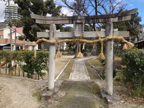 桑田神社の鳥居