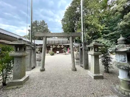 神明神社の鳥居