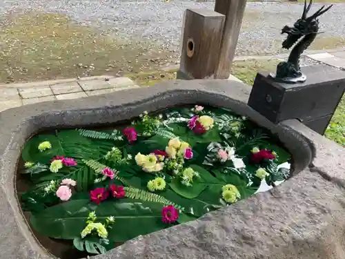 長沼神社の手水舎
