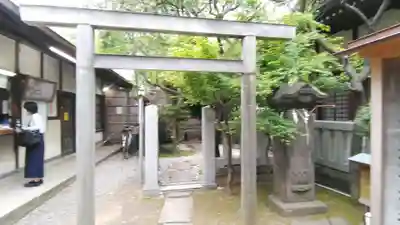 牛天神北野神社の鳥居