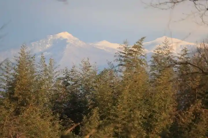 阿久津「田村神社」(郡山市阿久津町)旧社名:伊豆箱根三嶋三社の景色