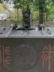 星川杉山神社の手水