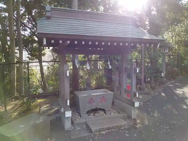 茅ヶ崎杉山神社の手水舎