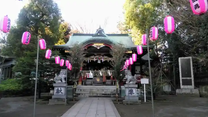 中野氷川神社の本殿・本堂