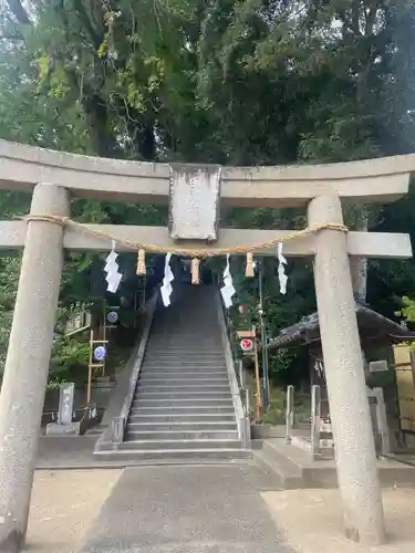 田間神社の鳥居