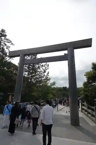 伊勢神宮内宮（皇大神宮）の鳥居