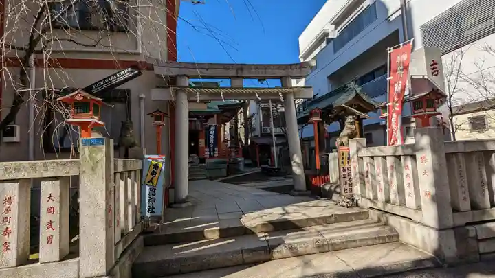 吉原神社の鳥居