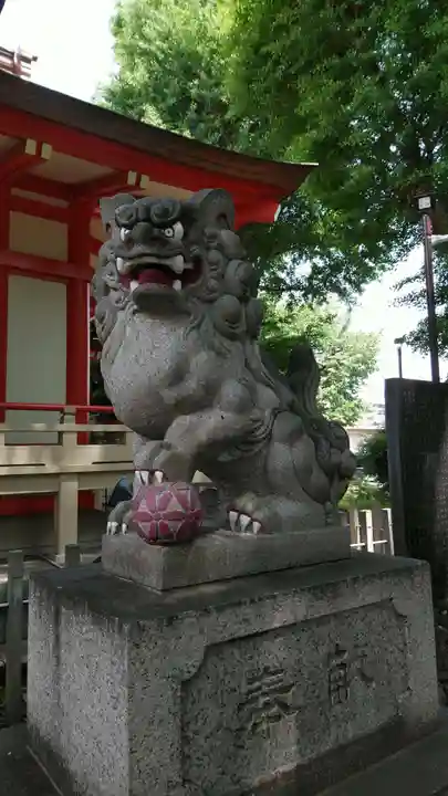 戸部杉山神社の狛犬
