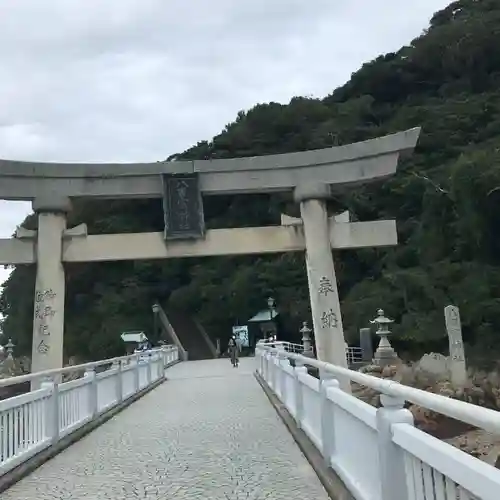 八百富神社の鳥居