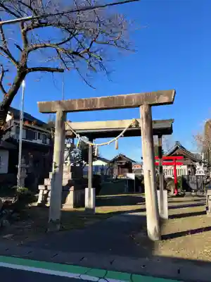 室原神社(萩原町串作)の鳥居