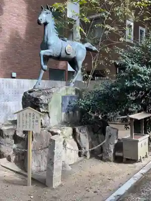 阿麻美許曽神社の狛犬