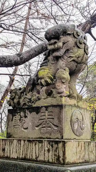 検見川神社の狛犬