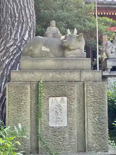 長田菅原神社の狛犬