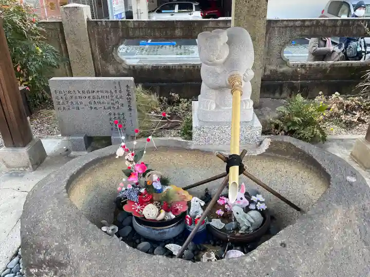 三輪神社の手水舎