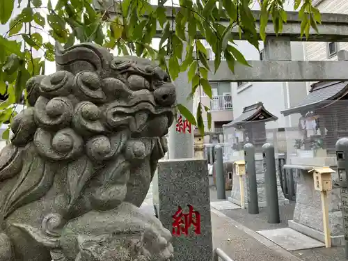 白山神社の狛犬