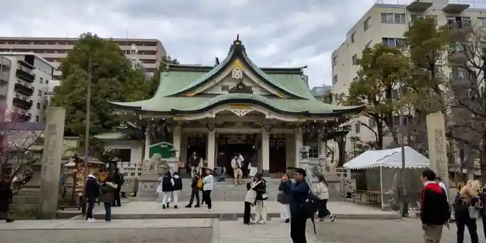 難波八阪神社の本殿