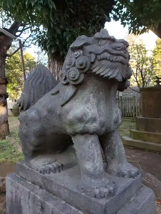 西向天神社の狛犬