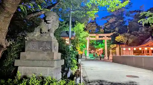 検見川神社の狛犬