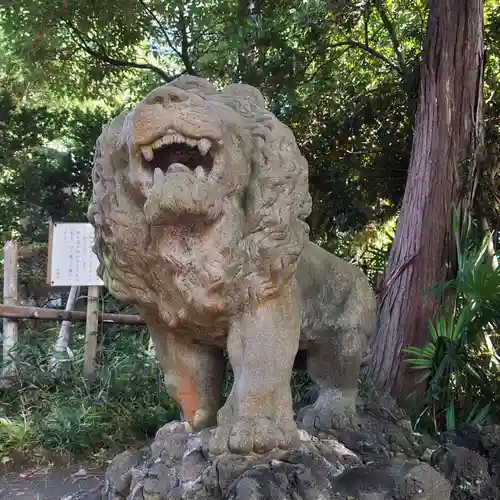 神峰神社の狛犬