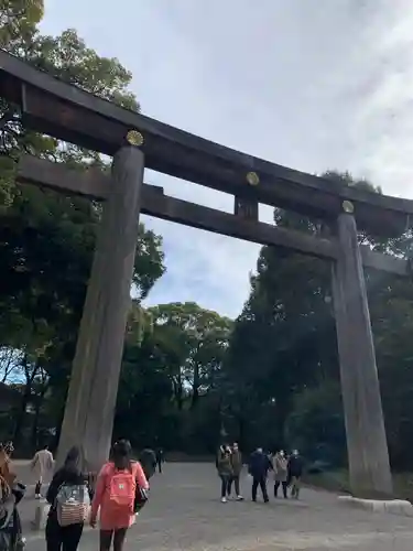 明治神宮の鳥居