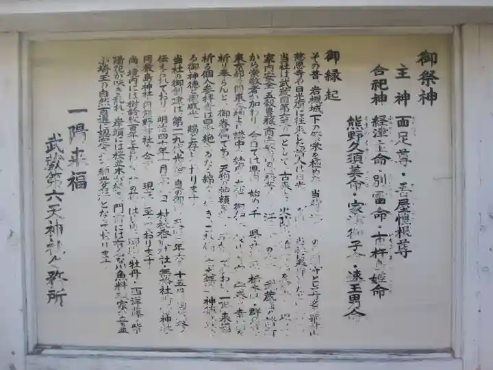 武蔵第六天神社(埼玉県)