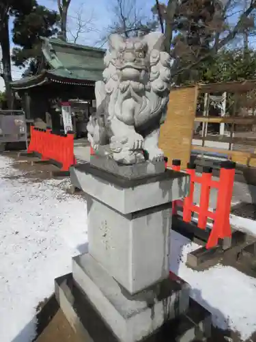 上野総社神社の狛犬