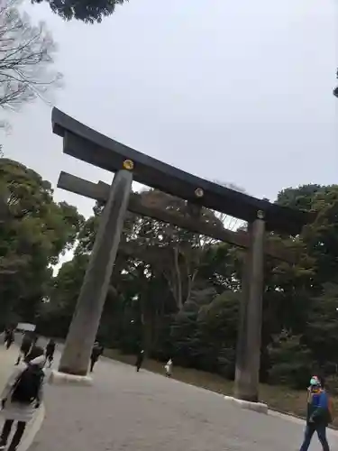 明治神宮の鳥居