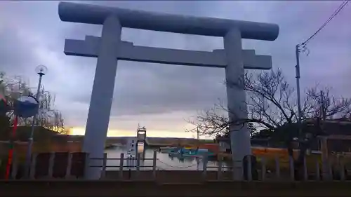 息栖神社の鳥居